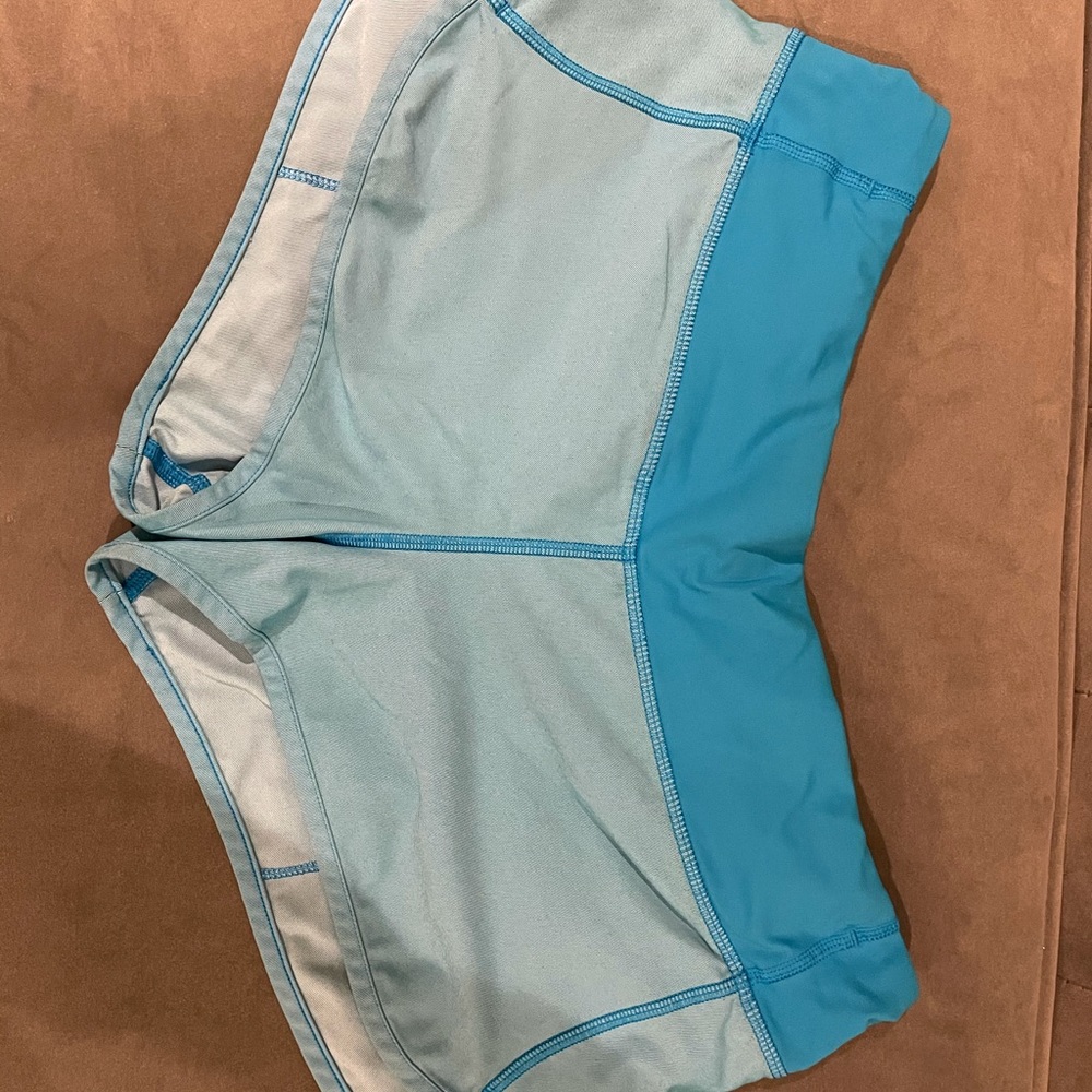 Blue Lululemon shorts size 8